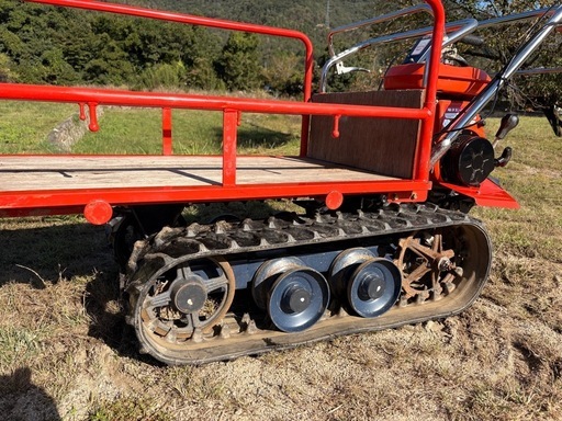 ⭐️動作確認車　美車　状態良好　運搬車　筑水キャニコム　ピンクレディ　キャタピラ　手動ダンプ　積載重量250キロ⭐️　
