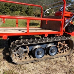 ⭐️動作確認車　美車　状態良好　運搬車　筑水キャニコム　ピンクレディ　キャタピラ　手動ダンプ　積載重量250キロ⭐️　の画像