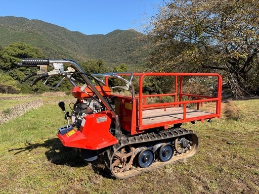 ⭐️動作確認車　美車　状態良好　運搬車　筑水キャニコム　ピンクレディ　キャタピラ　手動ダンプ　積載重量250キロ⭐️　