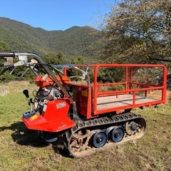 ⭐️動作確認車　美車　状態良好　運搬車　筑水キャニコム　ピンクレディ　キャタピラ　手動ダンプ　積載重量250キロ⭐️　の画像