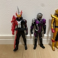 仮面ライダー　戦隊　7体セットの画像