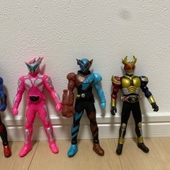 仮面ライダー　戦隊　7体セットの画像