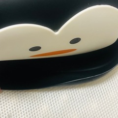 make my day エプロン シリコンビブ ペンギンの画像