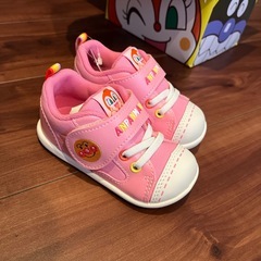 【お話中】アンパンマン　子供靴　ピンク　14cmの画像