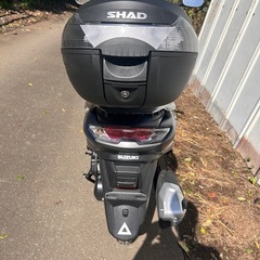 【動画あり】バーグマンストリートEX125 低走行車　リアボックス付き　インジェクションスクーターの画像