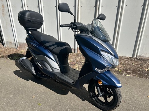 【動画あり】バーグマンストリートEX125 低走行車　リアボックス付き　インジェクションスクーター