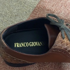 ◆FRANCO GIOVANNI◆メンズシューズ◆サイズ25.0cm◆1回のみ使用◆の画像