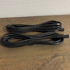 5m電源延長ケーブル×2本　新品
の画像