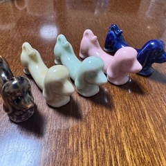 箸置き　ダックスフンド　犬　食器の画像