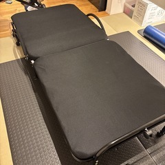 折りたたみベッド　ローラ付き　リクライニング　シングルサイズの画像