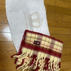 ウール100%膝掛け　未使用品の画像