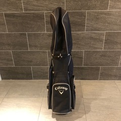 ゴルフバッグCallaway 黒 キャディバッグ フード付き　ブラック　の画像