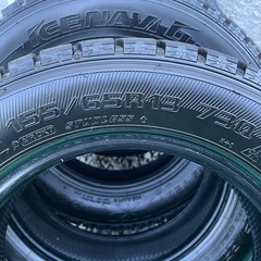 スタッドレスタイヤ　アイスナビ6   155/65 13インチ 古いですがバ　リ溝　柔らかい  軽自動車 の画像