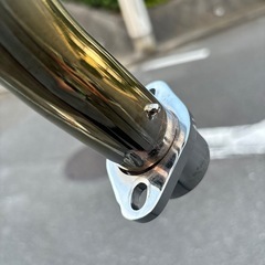 GN125 ナカノ エンデ マフラー管 メッキ42.7πの画像