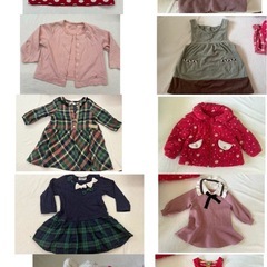 🧸女の子用お洋服セット13枚（サイズ80） の画像