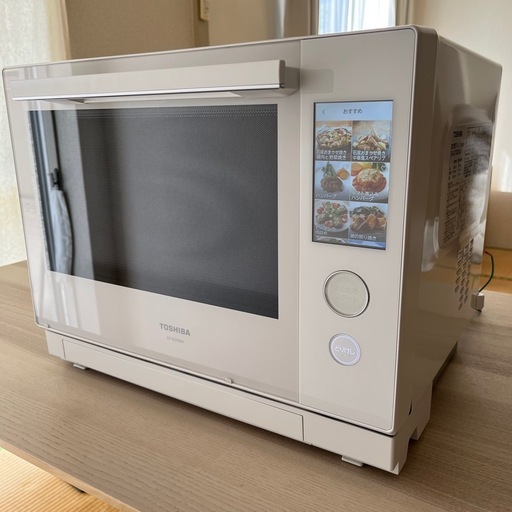 【東芝】過熱水蒸気オーブンレンジ 石窯ドーム プレミアムモデル 30L グランホワイト ER-XD7000-W