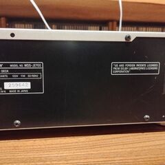 ソニー　mds-je700　mdプレーヤーの画像