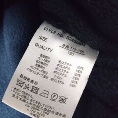 120 中綿　コート　子供服　アウター　②の画像