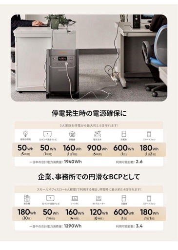 Jackery ポータブル電源 5000 Plus 大容量5040Wh