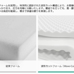 マットレス 厚さ20cm ポケットコイル エッジサポート 高反発 シングルの画像