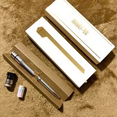 ★【シャチハタ ネームペン 】エクセレント シルバー★当時物★ 保管品★未使用★の画像