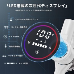 掃除機 コードレス登場！業界革新！AI汚れ自動検知＆65Kpa超強力吸引の画像