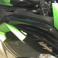 KAWASAKI ニンジャ400 黒/緑 エンジン始動動画 車検取得で乗れます 半額配送キャンペーン 現状渡し諸経費￥0- 横浜 P-Yardの画像