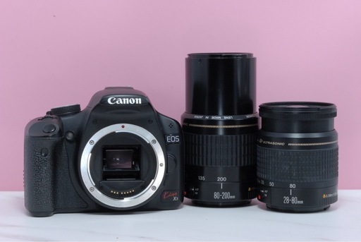 ✨SDカード&カードリーダー付き✨Canon kiss X3 ダブルレンズ