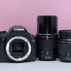✨SDカード&カードリーダー付き✨Canon kiss X3 ダブルレンズの画像