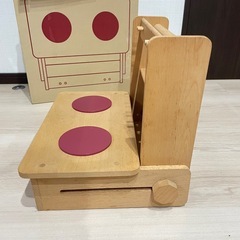 【廃盤品】無印良品　木製玩具　ガスレンジ　※定価 9500円の画像