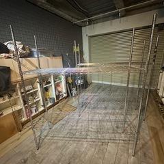 メタルラック残り1台　幅1500高さ1800の画像