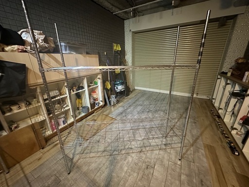 メタルラック残り1台　幅1500高さ1800