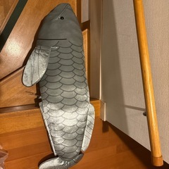 シルバーアロワナ　超BIG ぬいぐるみ　約120cm アジアアロワナ　熱帯魚の画像