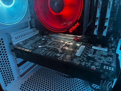 最終値下げ！【美品】自作ゲーミングPC キーボード付き　Ryzen 5