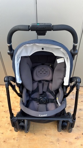 極美品✨コンビ ベビーカー AttO typeS ネイビー エッグショック