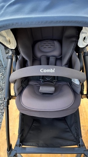 極美品✨コンビ ベビーカー AttO typeS ネイビー エッグショック