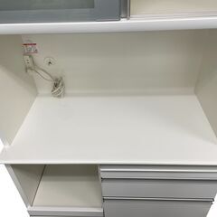 松田家具 食器棚 キッチンボード 幅90×奥行49×高さ200cm 基本引き取り限定 神奈川県横須賀市の画像
