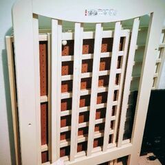 KATOJI　ベビーベッド　ミニ立ちベッド(プチバニラ)　やや傷ありの画像