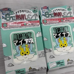 【新品・未使用】　アイシーザップ クーリングスクエアパック 100シート×2の画像