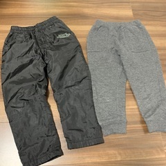 《取引終了》冬用トップス（110cm×3着、120cm×2着）+ズボン（110cm×2）セットでの画像