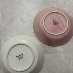 カレーパスタ皿の画像