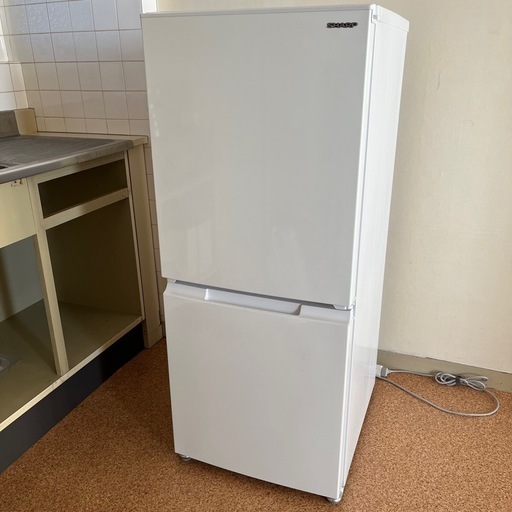 【シャープ】152L 2ドア冷蔵庫(ホワイト系) SHARP SJ-D15H