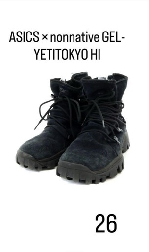 ASICS × nonnative GEL-YETITOKYO HI 26