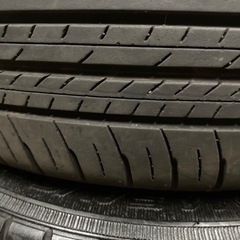 155/65r14ダンロップ34週22年製とアルミホイール4本の画像