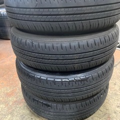 155/65r14ダンロップ34週22年製とアルミホイール4本の画像
