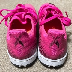 【adidas トレシューadidas X GHOSTED.3 TF 23.5cm ピンク】の画像