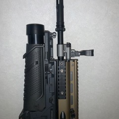 東京マルイ　次世代電動ガン　FN   SCAR   H   ちょい訳ありランチャー付きの画像