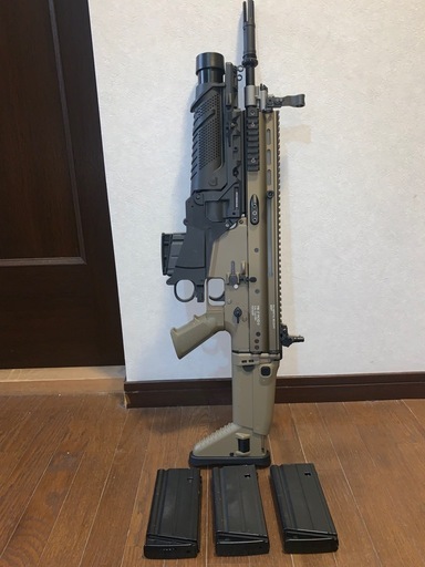 東京マルイ　次世代電動ガン　FN   SCAR   H   ちょい訳ありランチャー付き