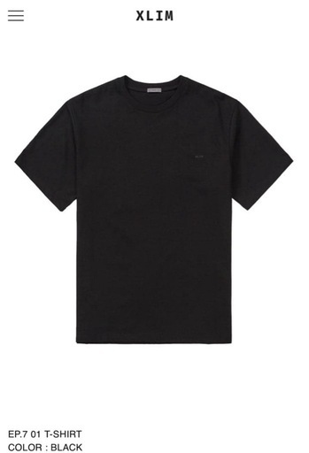 XLIM EP.7 01 T-SHIRT ブラック