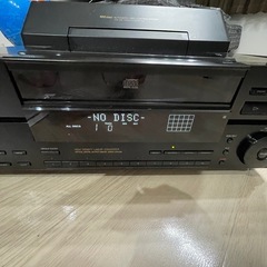 【廃盤品】SONY CDP-CX100 100枚連奏CDチェンジャー　CDプレーヤー　動作確認済　レトロ　希少品　ソニー　保証書の画像
